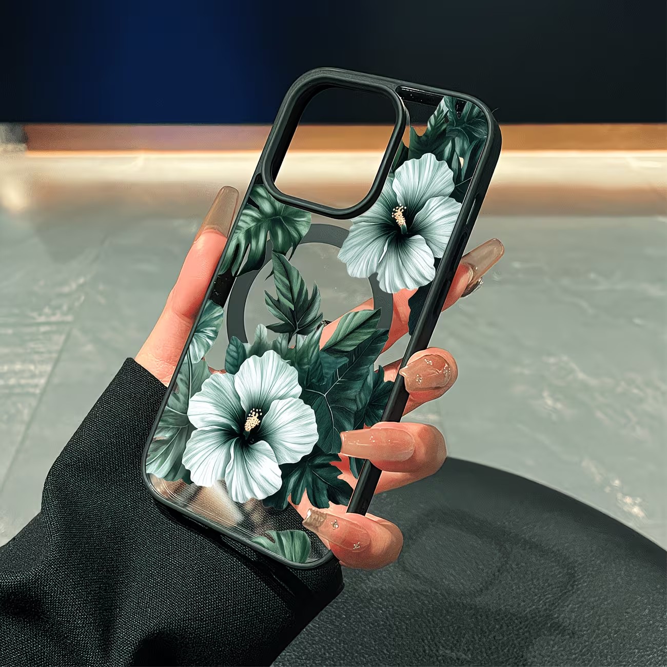 Green Floral Print Phone Case  - огляд і ціна Apple Iphone 15 Pro Max